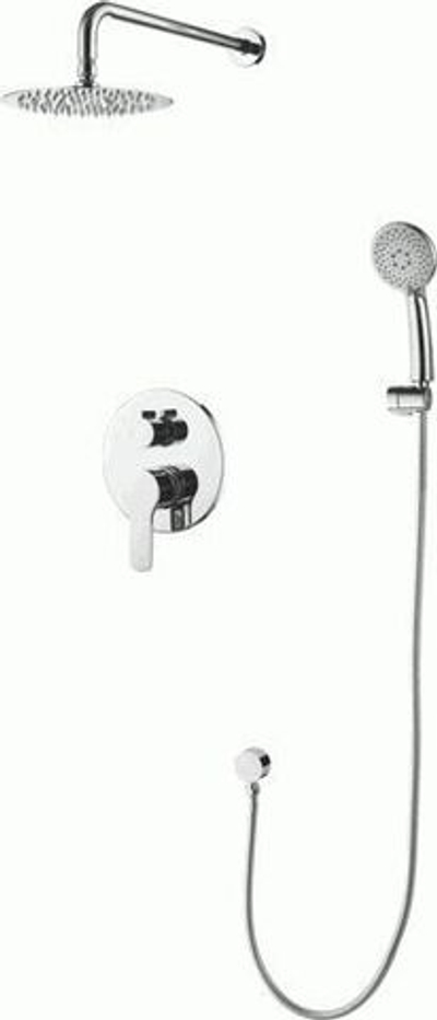 душевая система LEDEME со смесителем и троп. душем, встраиваемая L2403-2