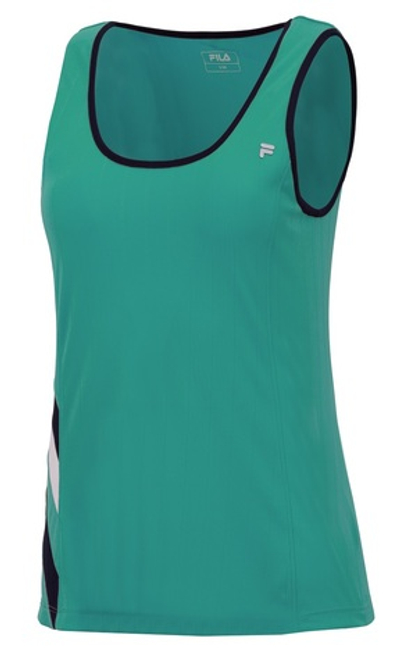 Женский топ теннисный Fila US Open Yule Top - ultramarine green
