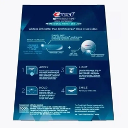 Отбеливающие полоски Crest Professional White + LED light