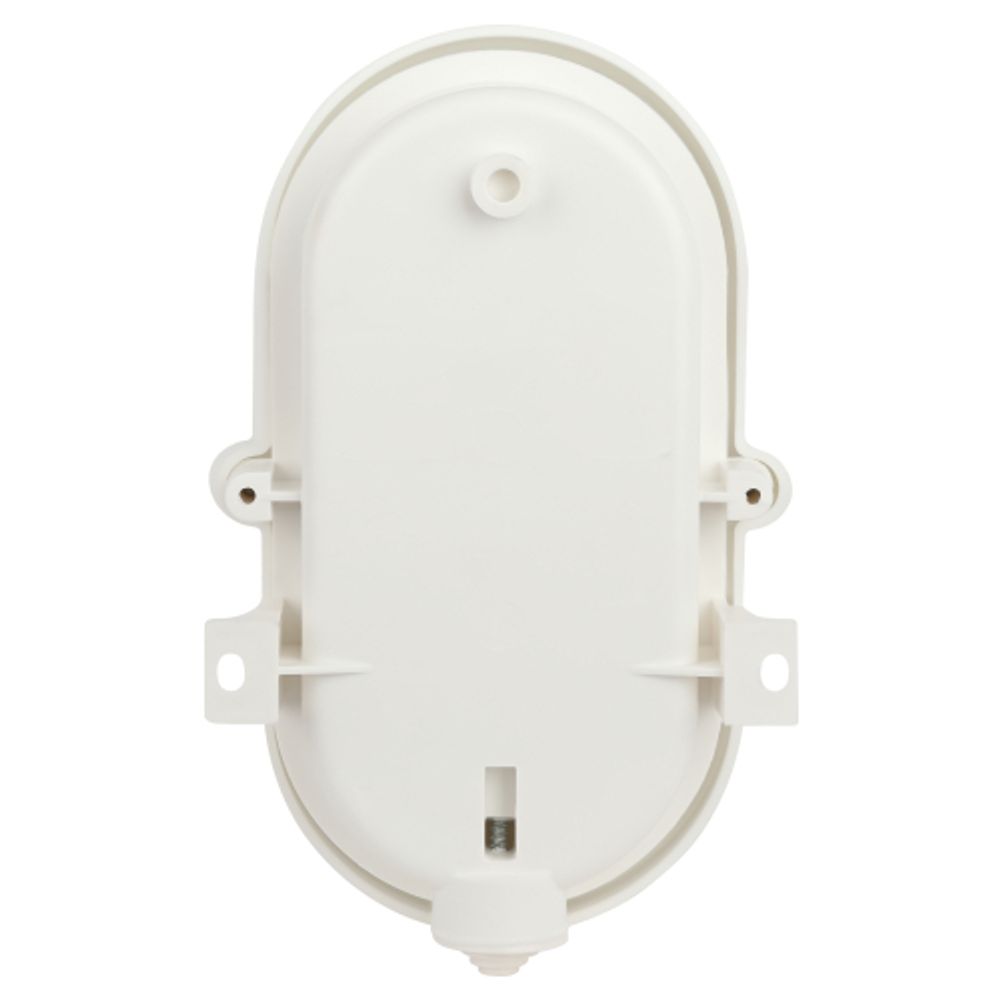 Светильник ЭРА НБП 01-60-012 с ободком Евро пластик / стекло IP53 E27 max 60Вт 185х120х110 овал белый