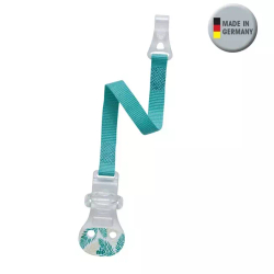 Держатель для пустышки NIP с крючком бирюзовый