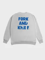 Толстовка Hardlunch F&K меланж серая