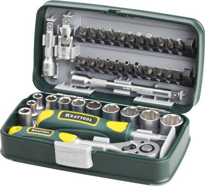 KRAFTOOL X-Drive 38, 38 предм., универсальный набор инструмента (27970-H38)