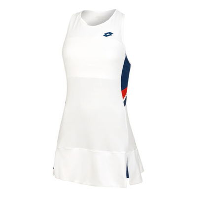 Женская теннисное платье Lotto Squadra III Dress Women - White
