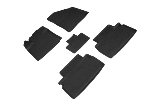 Резиновые коврики с высоким бортом для Geely Coolray АКПП (SX 10) 2020-н.в. Seintex.98040