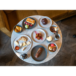 Тарелка connect, organic, D25,5 см, серая