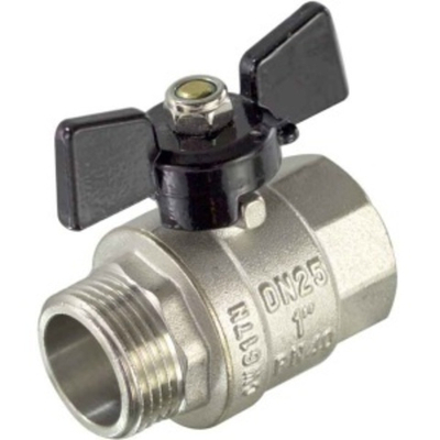 Кран    шаровой  НИКЕЛ. 3/4 Г/Ш (Б) (TIM) 15/60