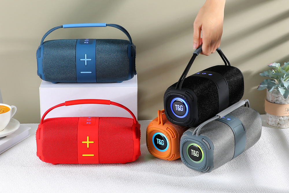 Беспроводная колонка TG-668 (16W/TF/USB/FM) RGB Light