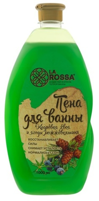 LAROSSA Пена д/ванн "Кедровая хвоя и ягоды можжевельника" 1000 мл.