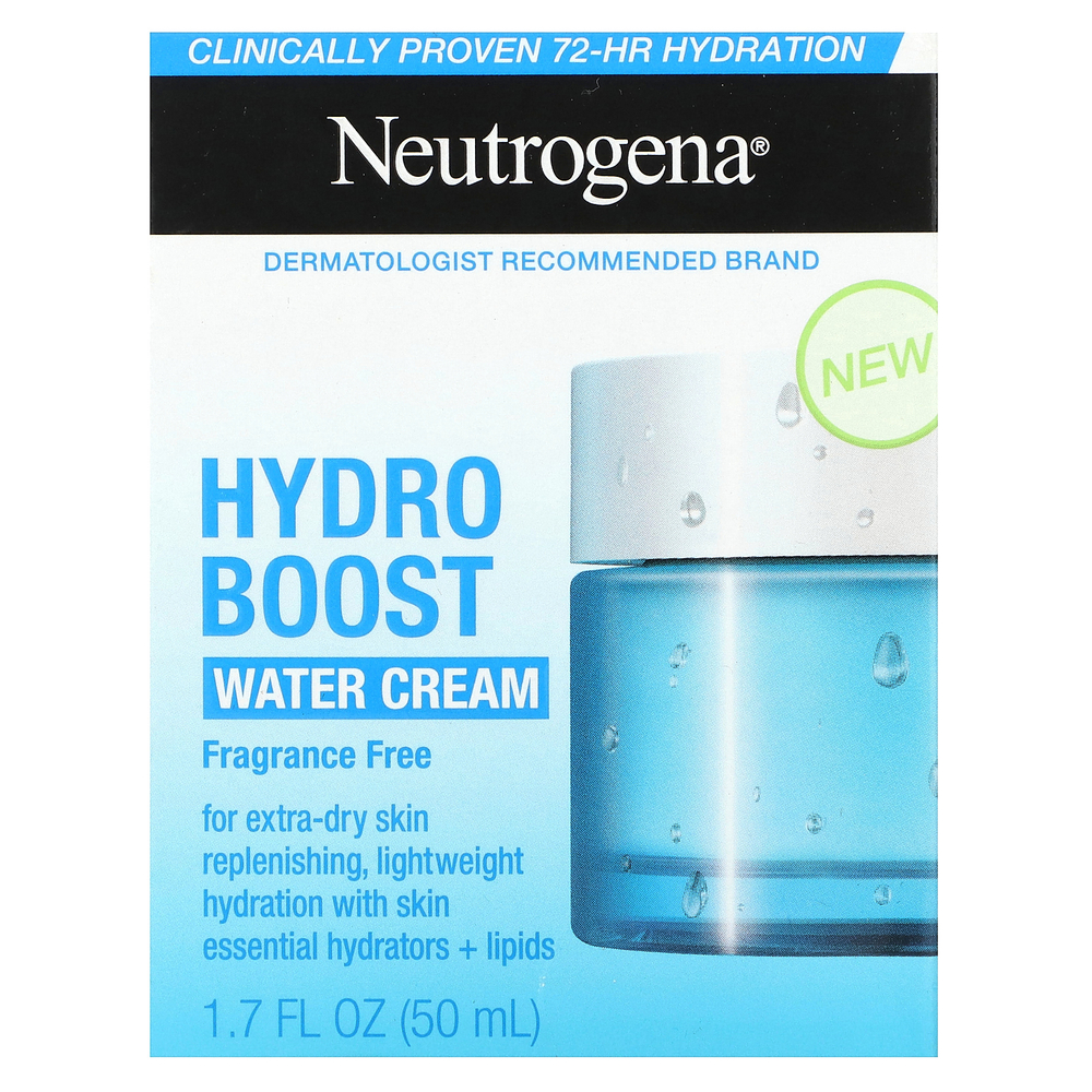 Neutrogena, Hydro Boost, увлажняющий крем, без отдушек, 50 мл (1,7 жидк. унции)