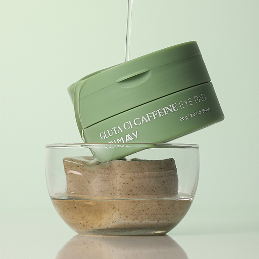 Trimay Gluta Ci Caffeine Eye Pad тканевые пэды-патчи с кофеином для кожи вокруг глаз