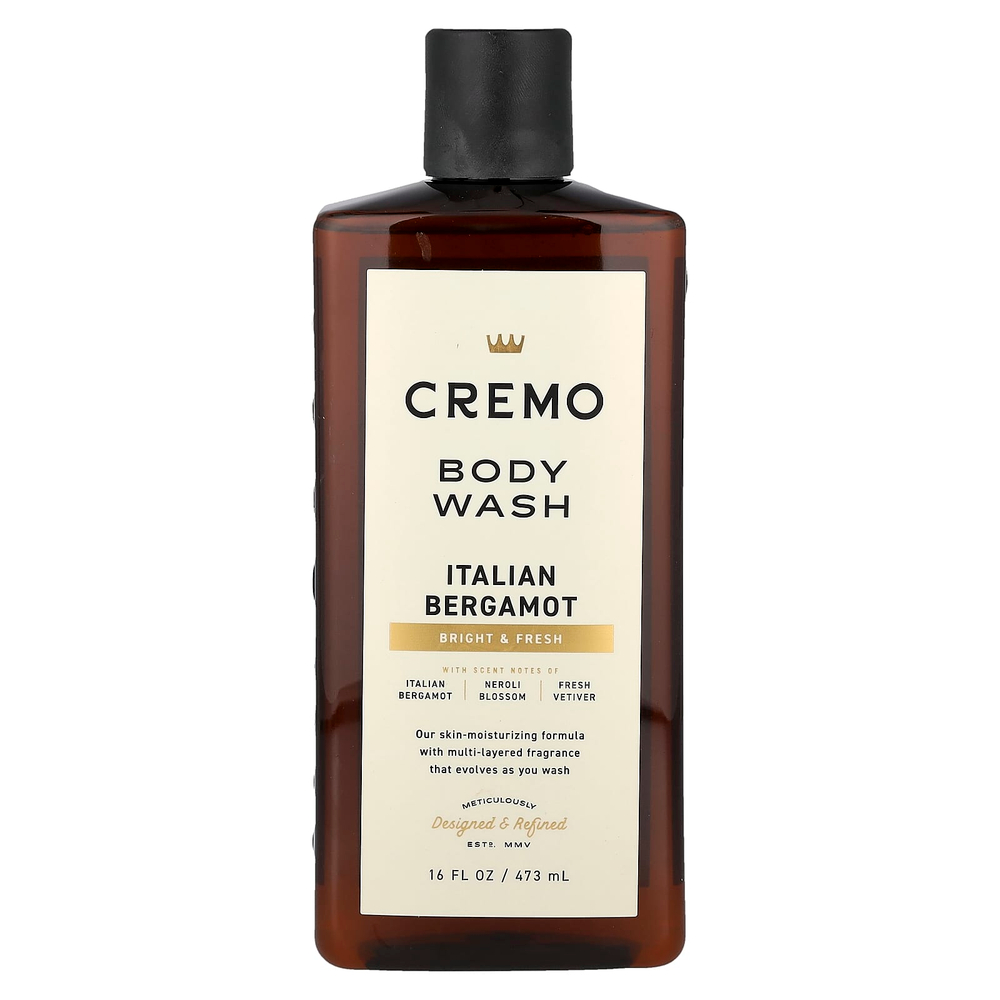 Cremo, Гель для душа, итальянский бергамот, 473 мл (16 жидк. Унций)