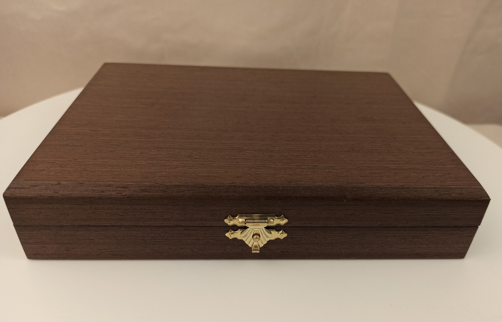 Набор "Гербовый" №14 визитница (Златоуст), ручка Паркер