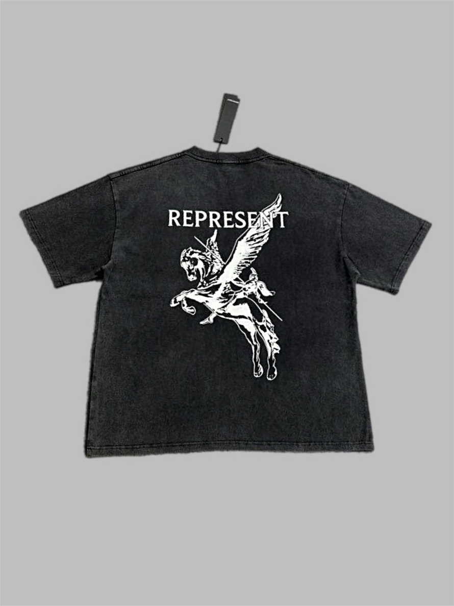 Футболка Represent #D25 (черн.)
