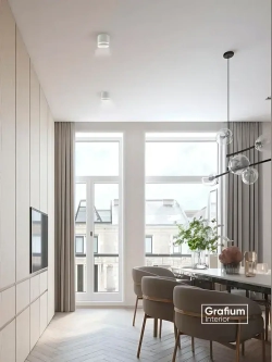 Светильник потолочный / спот светодиодный белый GX53, накладной точечный Grafium Interior