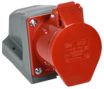 Розетка стационарная ССИ-115 16А-6ч/380-415В 3P+PE+N IP44 IEK