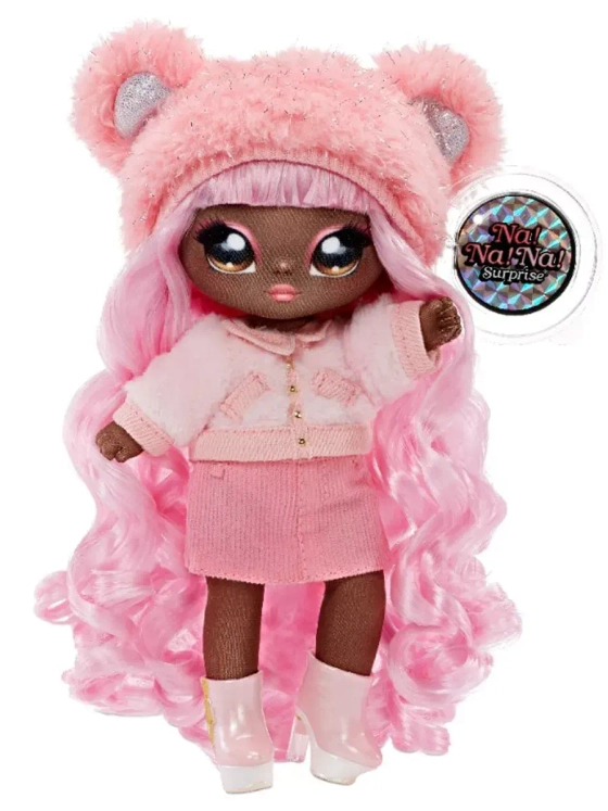 Мягкая кукла Na Na Na Surprise мишка Кали Гризли Glam Series