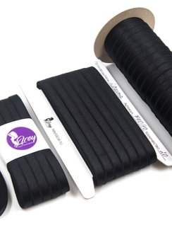 170 740/10 ОПТ Бретель глянец Lauma Fabrics, 10 мм, черный 170