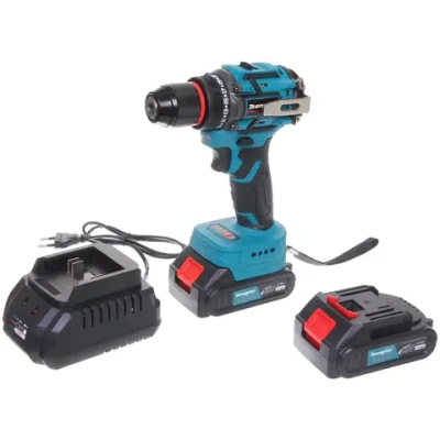 Дрель-шуруповерт аккумуляторная Mengtai (18В, 2,0Ач Li-ion аккум. 2шт, ЗУ) MGT-10A