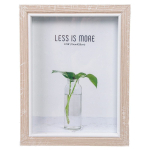 Фоторамка фото 15х20 см, св.дер, с белым кантом, Y6-2416