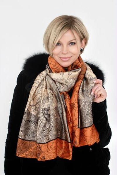 Платок женский весна-лето 2025