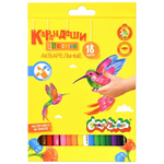 Карандаши 18цв. акварель (Каляка-Маляка)