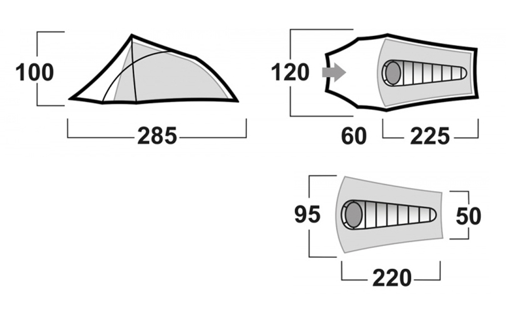 Палатка Husky Flame 1