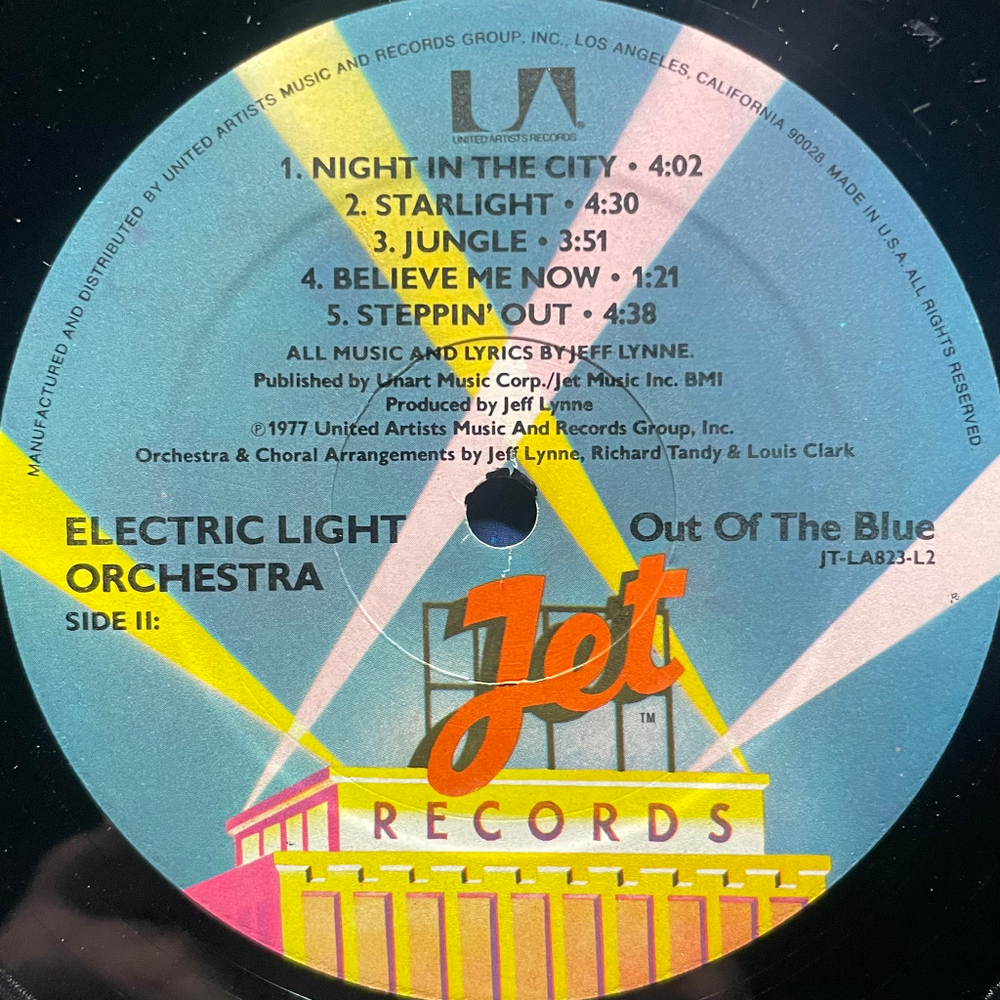 Electric Light Orchestra - Out Of The Blue 2LP (США 1977г.)