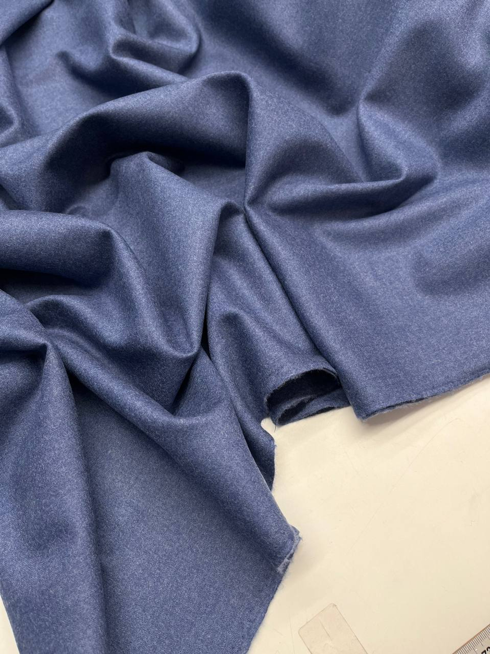 Шерсть костюмная Guabello 1815 синяя