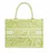Сумка Dior Book Tote, модель маленького формата салатовый