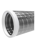 Воздуховод FD D115 спирально-навивной L1,5м нерж.сталь ERA