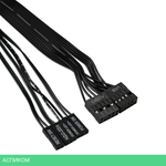 Корпус Exegate XP-332 Black 500W (EX283073RUS)