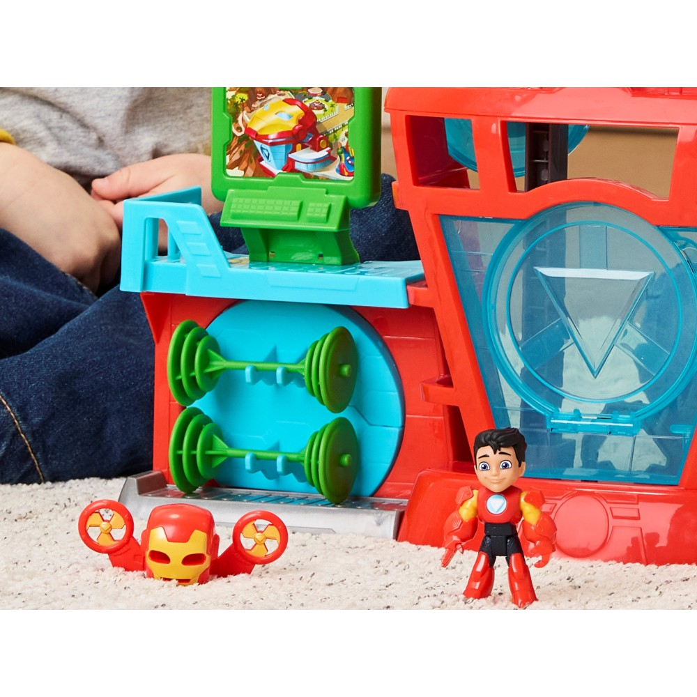 Hasbro Iron Man i super ekipa - БАЗА СУПЕРГЕРОЕВ Iron Quarters Свет и звук G1259