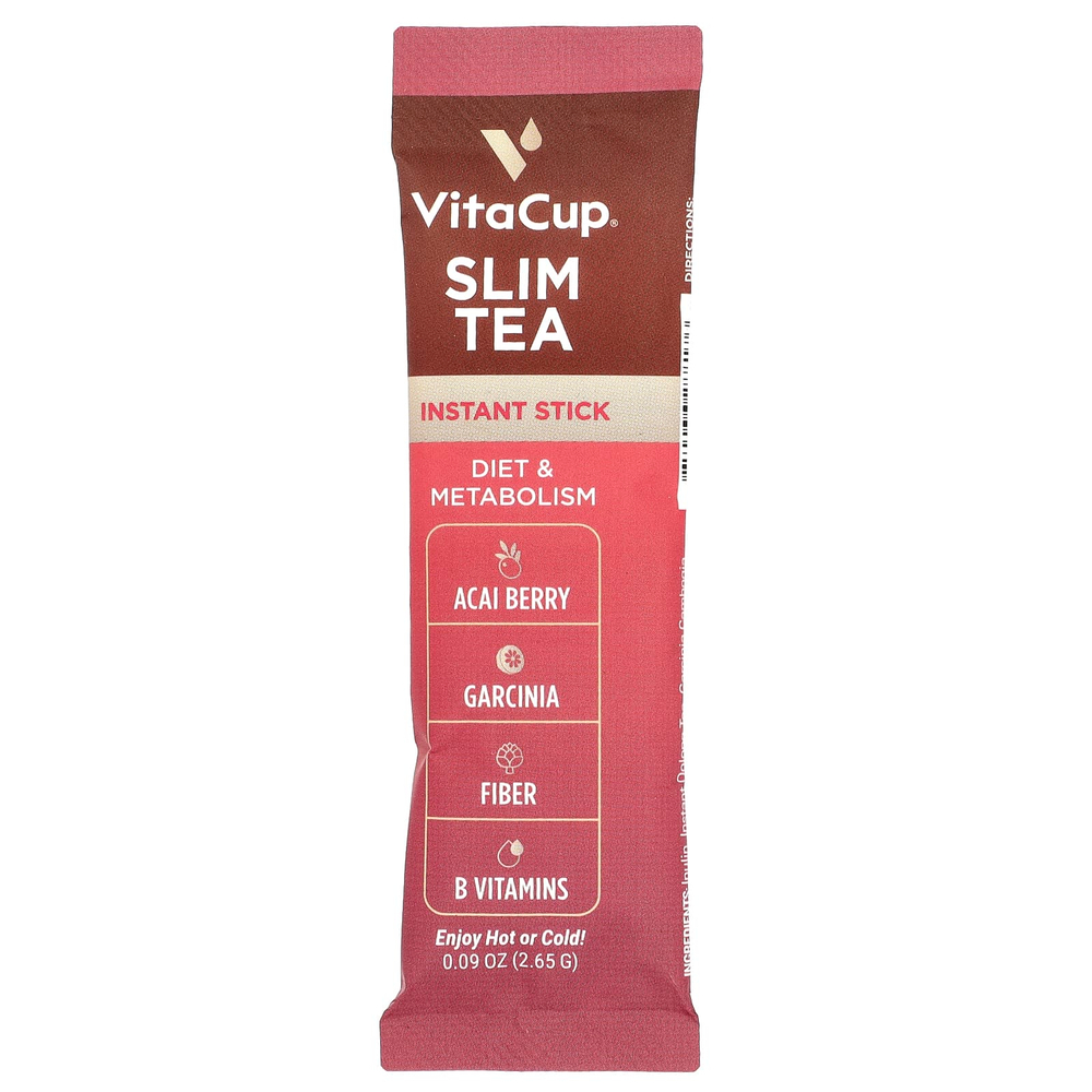 VitaCup, Slim Instant Tea, чай улун премиум-класса, 24 шт. На одну порцию, по 2,65 г (0,09 унции)
