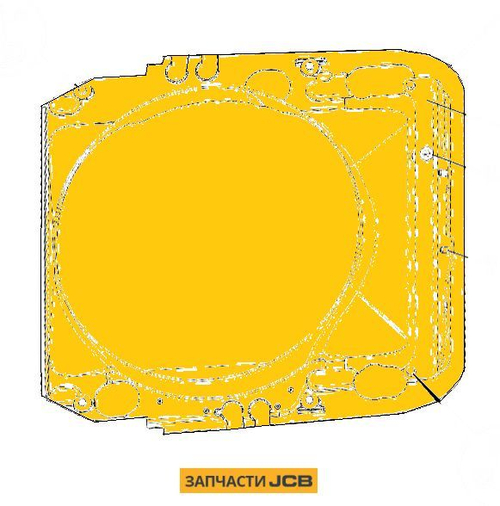 Диффузор радиатора JCB 332/G2462
