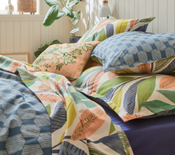 Постельное белье 2 спальное евро Blanc des Vosges Hikkaduwa Tropicana