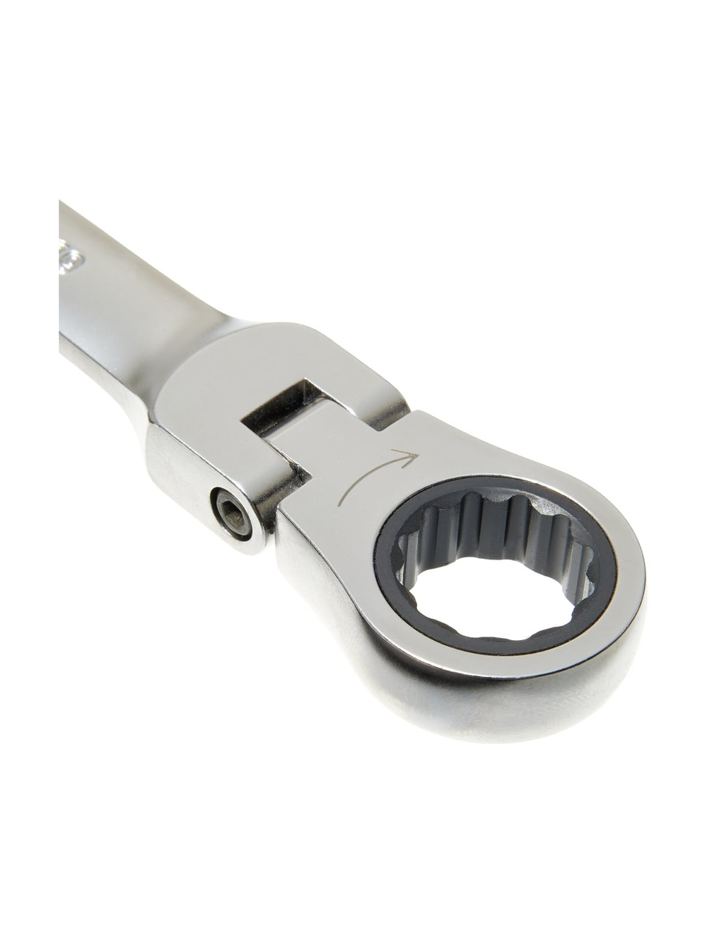 Набор комбинированных шарнирных ключей с трещоткой 12 предметов Inforce, Сталь Cr-V, 8-19мм, 06-05-51