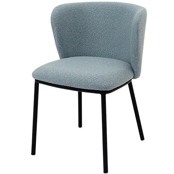 Стул Fluit, серо-голубое букле