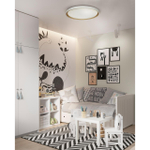 7645/ELN COLOR SN 158 Светильник пластик/белый/оранжевый LED 76Вт 3000/4000/6000К D520 IP43 CCT KISIL