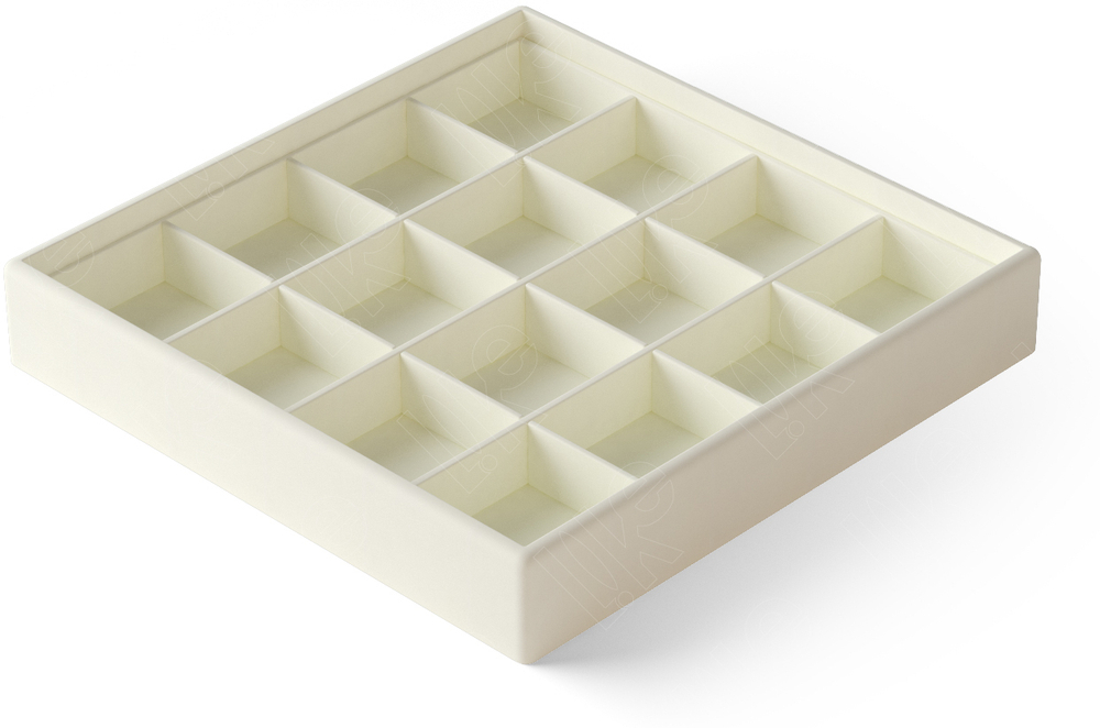 Планшет Альфа/2 серия/округлые края/16 ячеек 03 (48х48 мм.)