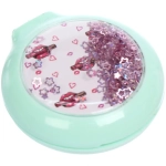 Расческа массажная складная «АМОР», микс 4 дизайна, 6,5*2см (PVC коробка)