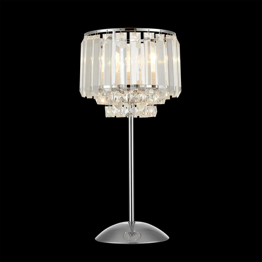 Citilux Синди CL330811 Настольная лампа хрустальная Хром