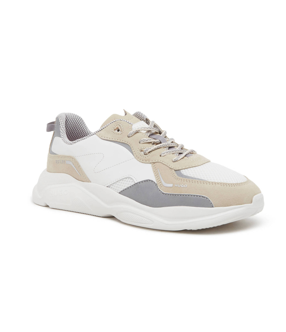 Кожаные кроссовки HUGO - белый(50517122)