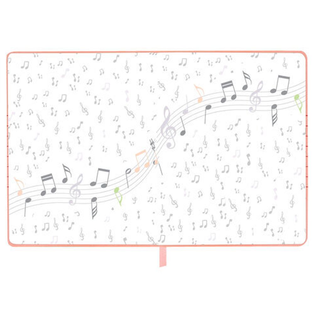 Дневник для музыкальной школы 170х215 мм, 48 л., обложка кожзам твердая, фольга, BRAUBERG, справочный материал, НОТКИ, 107368