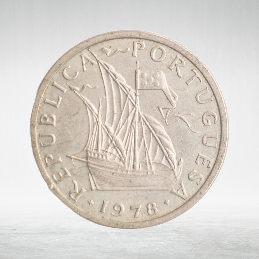 Portugal, 5 Escudos, 1978, VF