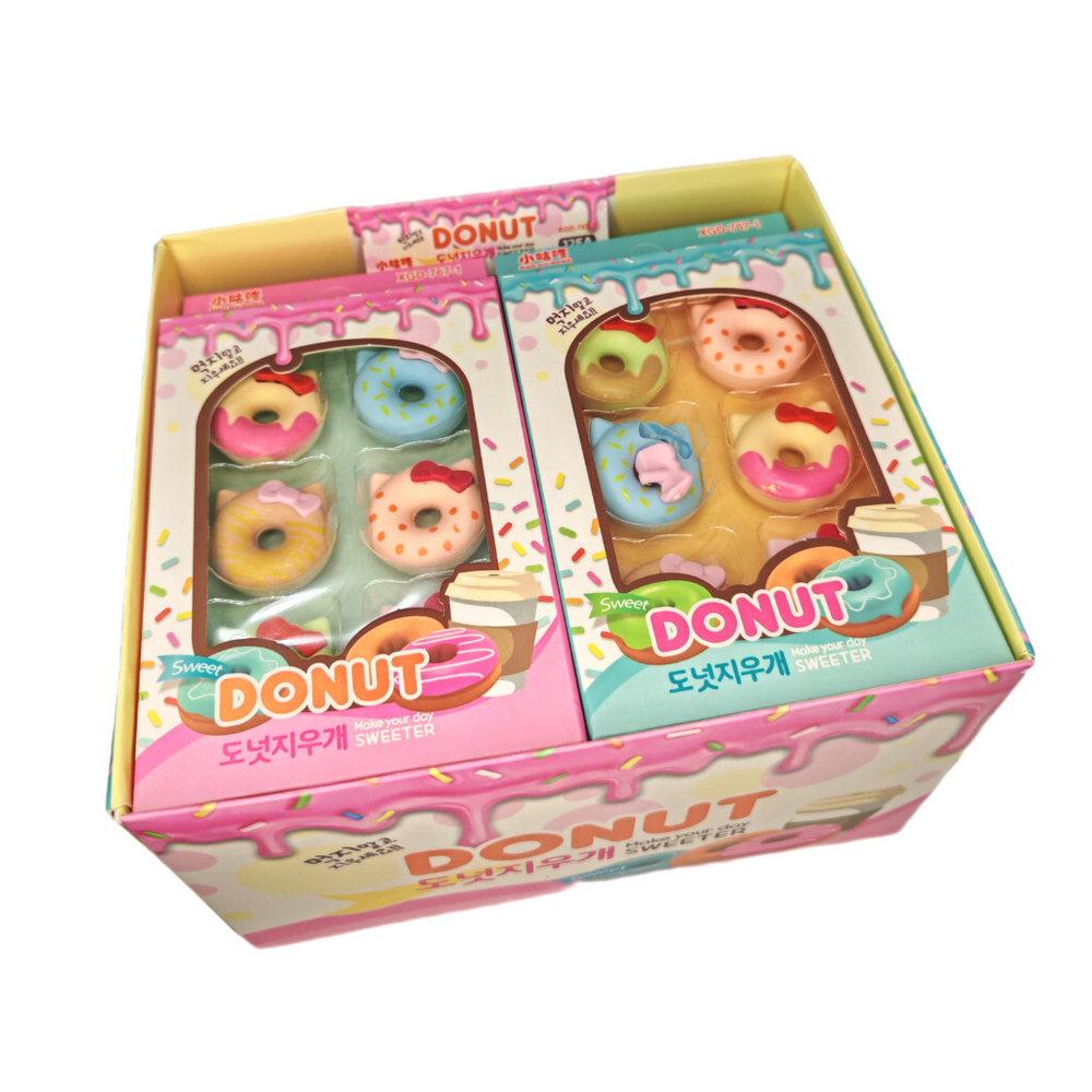 Набор ластиков  6 шт. "Donut"