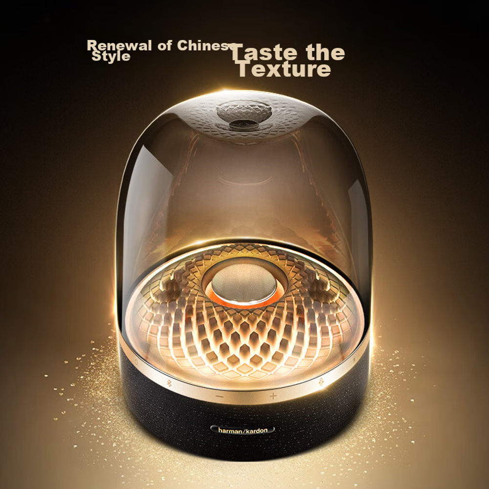 Портативная беспроводная Bluetooth-колонка Harman/Kardon Aura Studio 4, black/gold