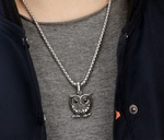 Кулон стальной "Сова" с цепочкой Steelman 88090