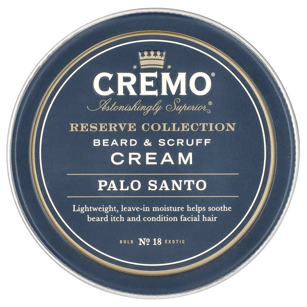 Cremo, Reserve Collection, крем для бороды и завитков, пало санто, 113 г (4 унции)