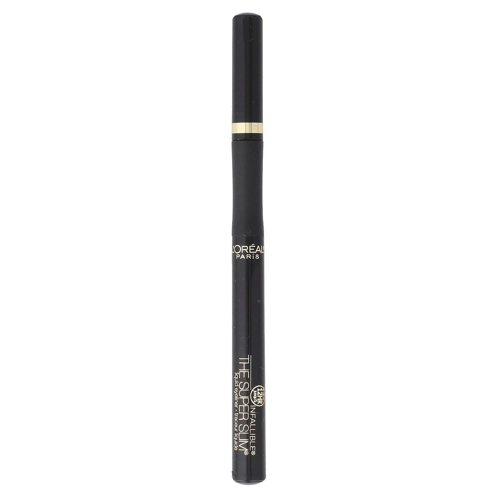 L'Oréal, Infallible, жидкая подводка для глаз Super Slim, 400 черных, 1 мл (0,034 жидк. унц.)